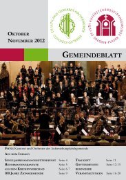 GOTTESDIENSTE NOVEMBER 2012 - Auferstehungskirche ...