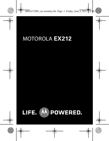 MOTOROLA EX212