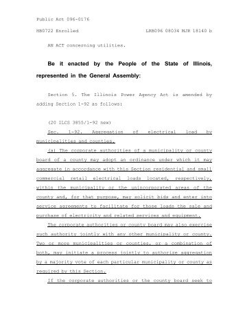 Public Act 096-0176 - Illinois General Assembly