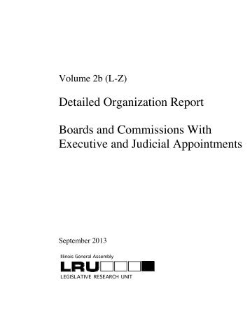 Detailed Organization Report Boards and Commissions With ...