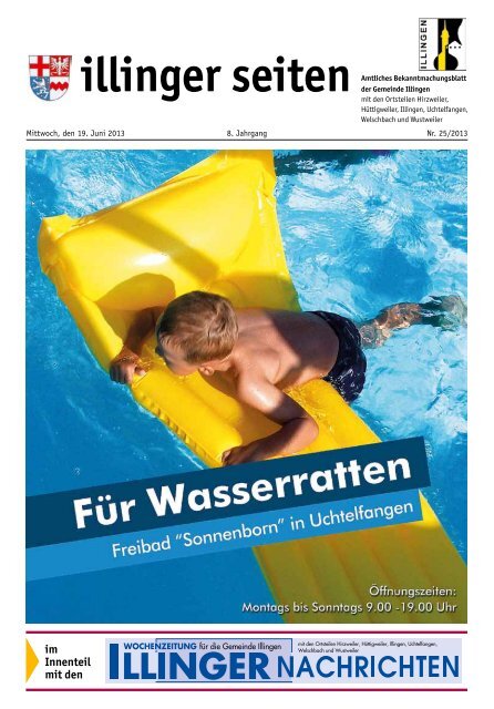 kommen Sie zur aktuellen Ausgabe. - Illingen.de