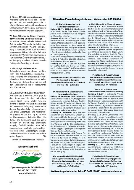 Steiermarkwein Ausgabe 18 - Herbst 2013