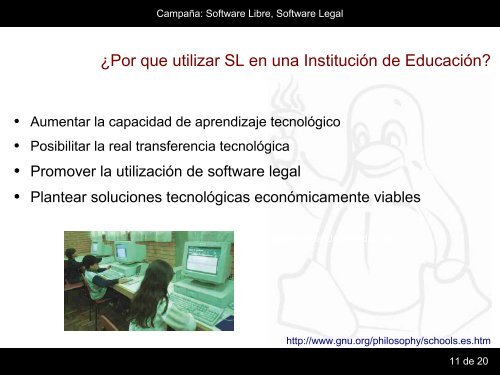 Software Libre, Software Legal - ieRed