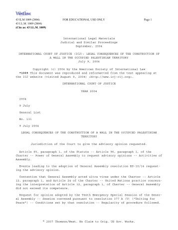 (ICJ): LEGAL CONSE - International Law Students Association