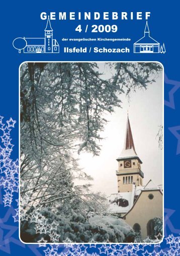 Gemeindebrief Ausgabe Dezember 2009 - Evangelische ...