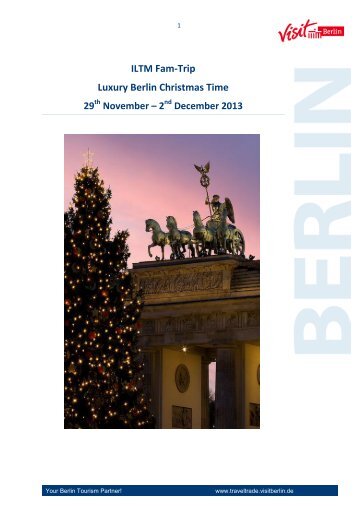 ILTM Fam-Trip Luxury Berlin Christmas Time