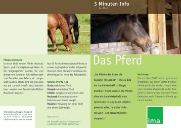 Das Pferd - information.medien.agrar eV