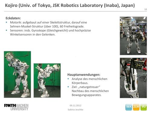 Roboter - IMA,ZLW & IfU - RWTH Aachen University