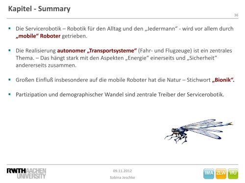 Roboter - IMA,ZLW & IfU - RWTH Aachen University