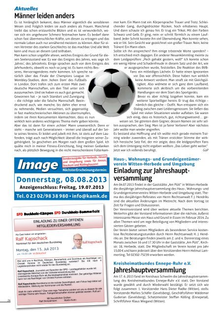 Aktuelle Ausgabe - Image Magazin