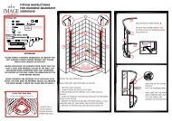 fitting instructions for diamond quadrant surround - Image Showers