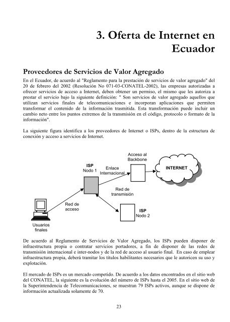 Mercado de Internet Ecuador 2006 - Imaginar