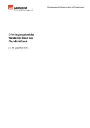 Offenlegungsbericht Wüstenrot Bank AG Pfandbriefbank 2012