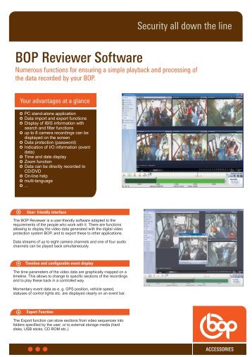 BOP Reviewer Software - ME ACTIA GmbH