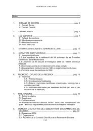 MemÃ²ria de l'IME 2004-2005 - Institut MenorquÃ­ d'Estudis