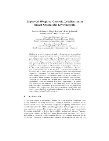Improved Weighted Centroid Localization in Smart Ubiquitous ...