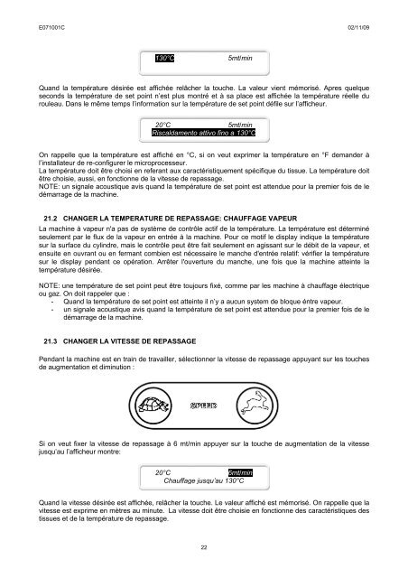 notice d'installation, utilisation et entretien secheuse ... - IMESA SpA