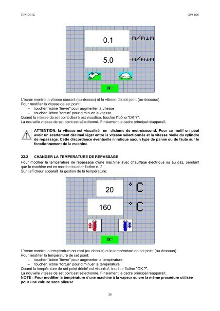 notice d'installation, utilisation et entretien secheuse ... - IMESA SpA