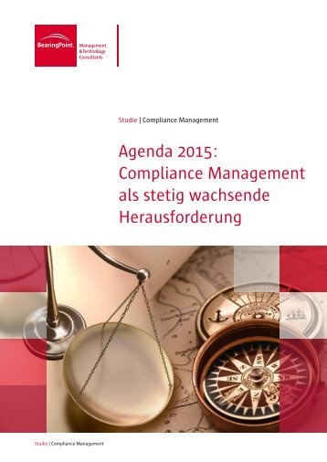 Compliance Management als stetig wachsende ... - BearingPoint