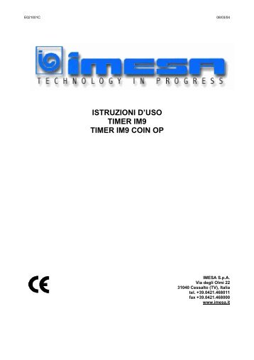 E021001C - IMESA SpA