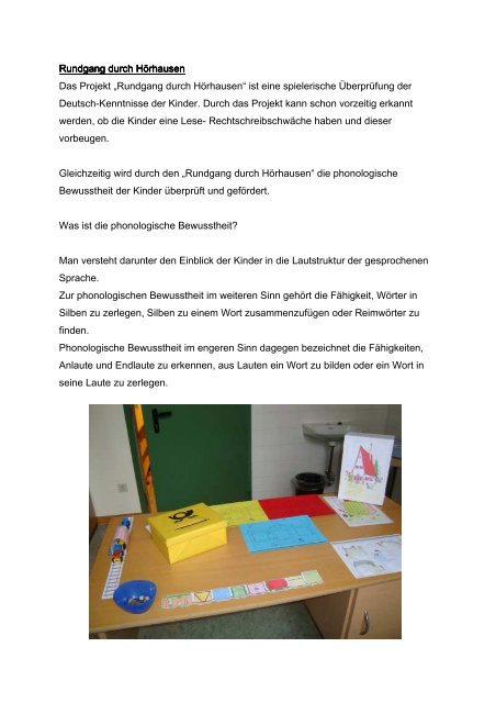 Der Rundgang Durch Hörhausen Rundgang durch Hörhausen