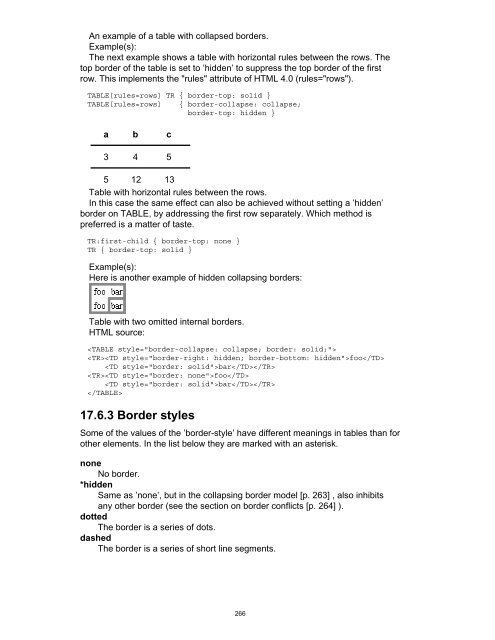 W3C CSS2 Cascading Style Sheets, level 2 - instructional media + ...