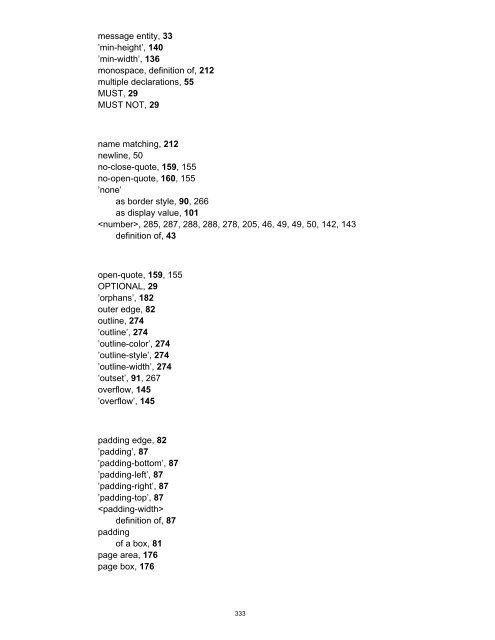 W3C CSS2 Cascading Style Sheets, level 2 - instructional media + ...