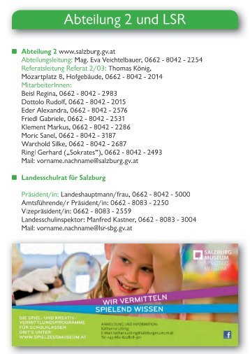 Rechtsinformationen BerufsschullehrerInnenkalender 2013/2014