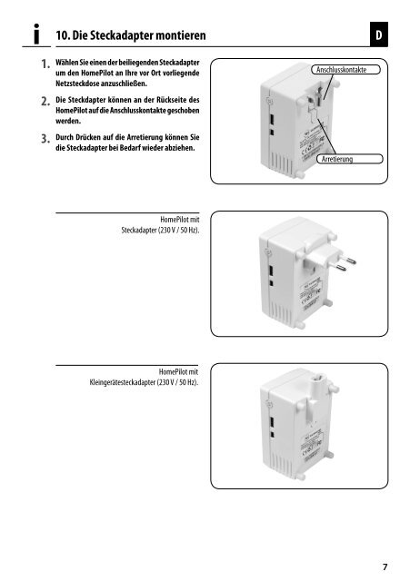 D Bedienungsanleitung Homepilot - Rademacher