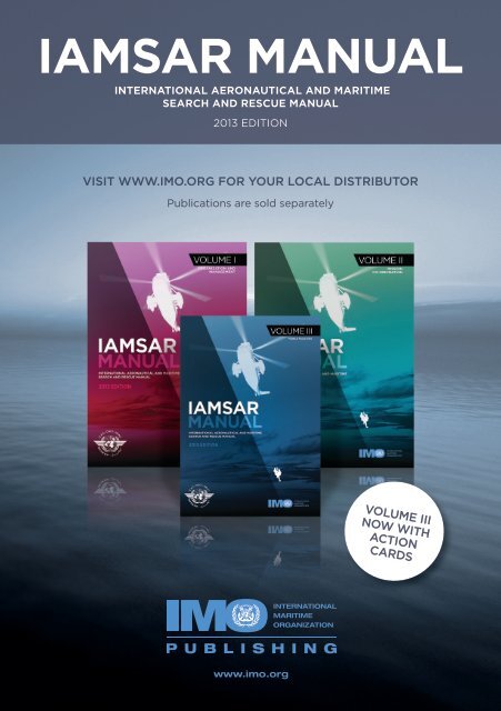 IAMSAR Manual (Volumes I, II and III), 2013 Edition - IMO