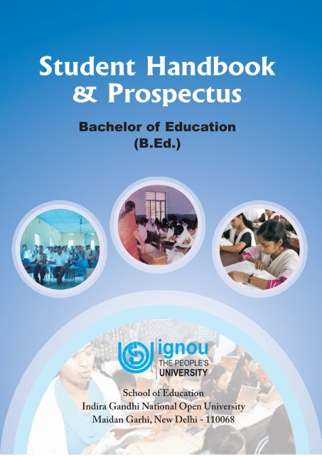 Student Handbook & Prospectus - IGNOU