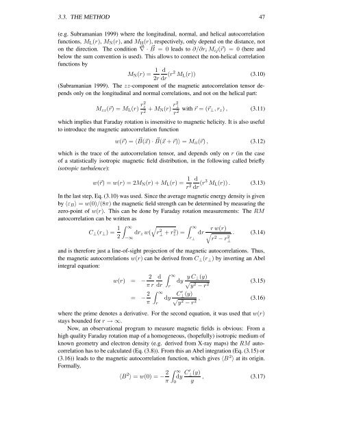 Investigations of Faraday Rotation Maps of Extended Radio Sources ...