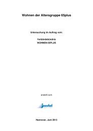 Studie: Wohnen der Altersgruppe 65plus - IG Bauen-Agrar-Umwelt