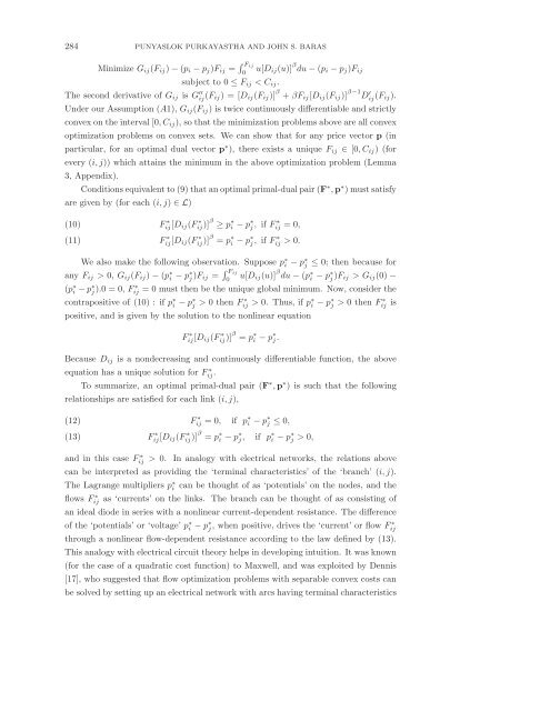 AN OPTIMAL DISTRIBUTED ROUTING ALGORITHM USING DUAL ...