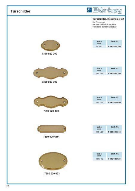 Katalog Ausgabe 203 Schließzylinder Zubehör Ladenausstattung ...