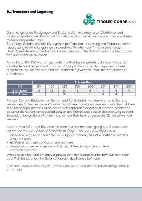 Katalog Trinkwasser (7,2 MB) - Tiroler Röhren und Metallwerke