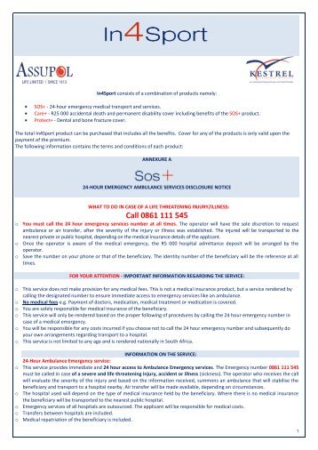 In4Sport Disclosure Notice (English)