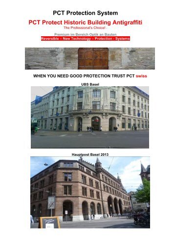 PCT swiss Protect Antigraffiti Historic Building