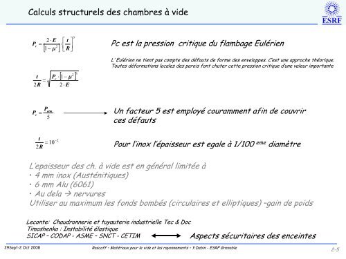 MatÃ©riaux pour le vide et les rayonnements - IN2P3