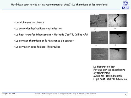 MatÃ©riaux pour le vide et les rayonnements - IN2P3