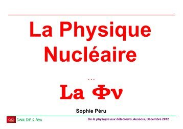Physique nuclÃ©aire - 1 - IN2P3