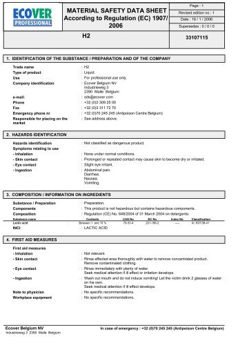 Material safety data sheet.pdf - Green-Company.ch