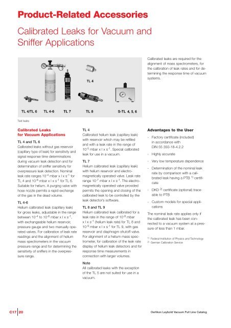 Leak Testing Instruments - Vacuum Products Canada Inc.