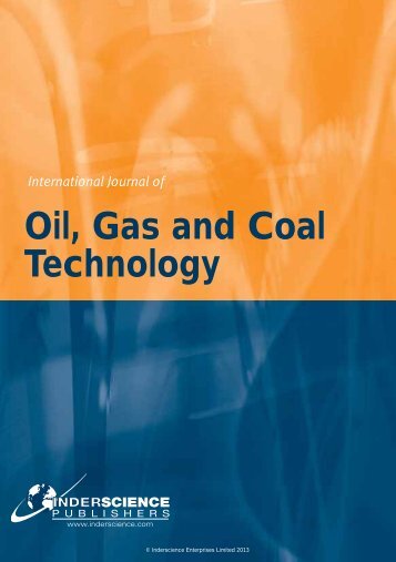 Oil, Gas and Coal Technology - Inderscience Publishers