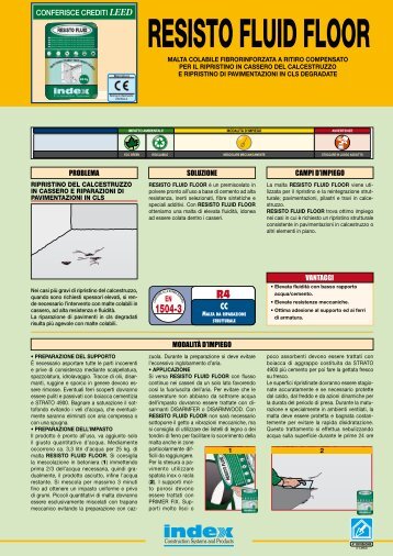 RESISTO FLUID FLOOR - Index S.p.A.