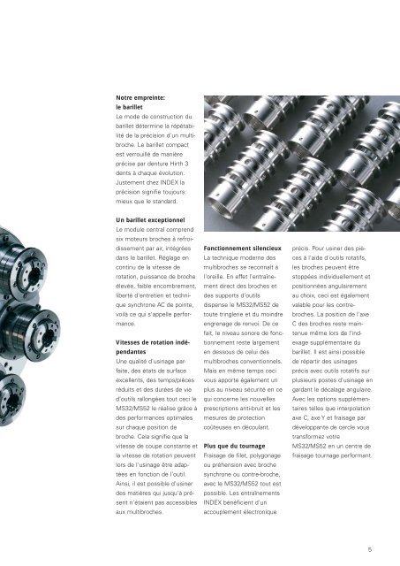 MS32 / MS52 - INDEX-Werke GmbH & Co. KG Hahn & Tessky