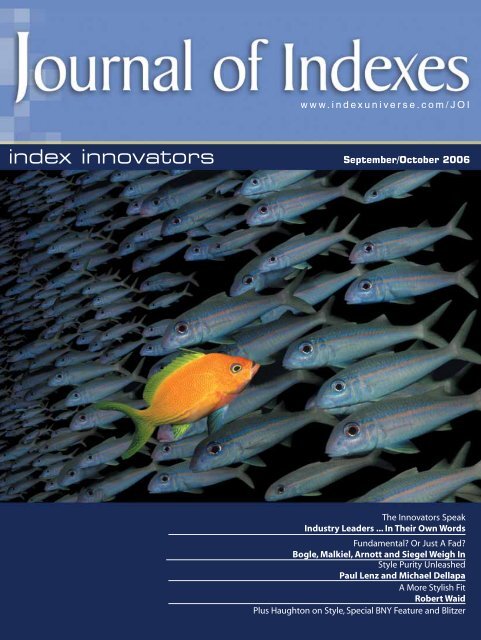 Journal of Indexes, 2006 - IndexUniverse.com