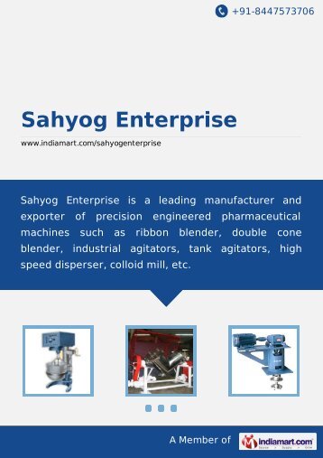 Sahyog Enterprise, Mumbai - Manufacturer & Exporter ... - IndiaMART