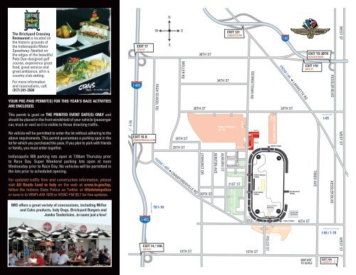 driving & parking directions northwest vista grass/gravel