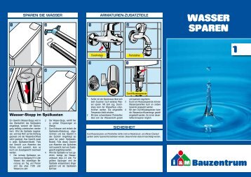 Wasser sparen